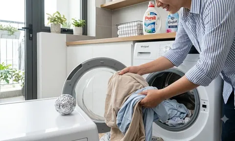 Đặt một tờ giấy bạc trong máy giặt có tác dụng gì? Không phải ai cũng biết
