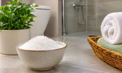 Nhiều người đặt bát muối trong nhà tắm, tưởng mê tín nhưng hóa ra có 5 lợi ích thiết thực
