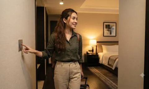 Tại sao bạn nên bật hết đèn ngay khi vừa vào phòng khách sạn?