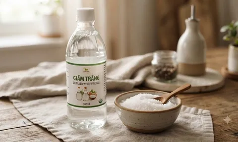Trộn giấm vào muối có tác dụng gì? Mẹo hay giúp tiết kiệm tiền triệu mỗi năm