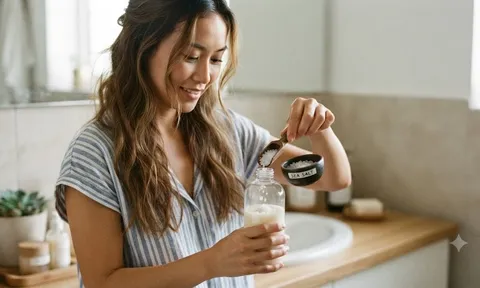 Vì sao bạn nên cho một chút muối vào dầu gội đầu?