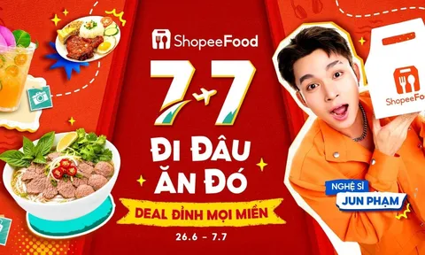 Thêm trọn vị cho mọi chuyến vi vu mùa hè cùng ShopeeFood 7/7