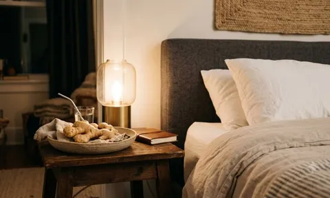 Tác dụng bất ngờ từ việc đặt một củ gừng ở đầu giường