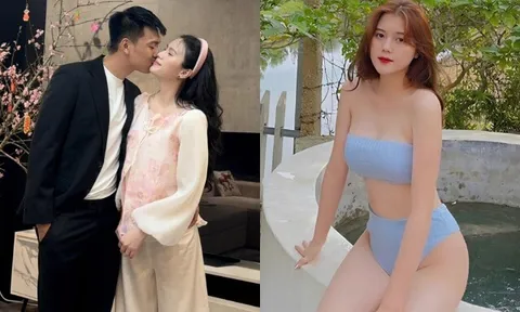 Mỹ nhân Tuyên Quang 22 tuổi đẻ con cho cầu thủ cao 1m83, dưỡng thai giàu sang trong cung điện chục tỷ chồng xây tặng