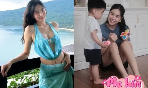 MC Mai Ngọc giờ đi đâu cũng vội vàng nhớ nhung con trai, cuộc đời càng thêm rực rỡ từ ngày có thêm quý tử