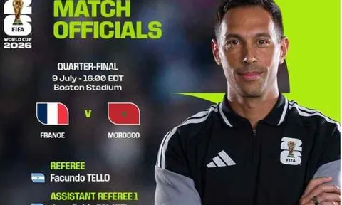 Báo Pháp dậy sóng vì tổ trọng tài Argentina bắt trận tứ kết với Morocco