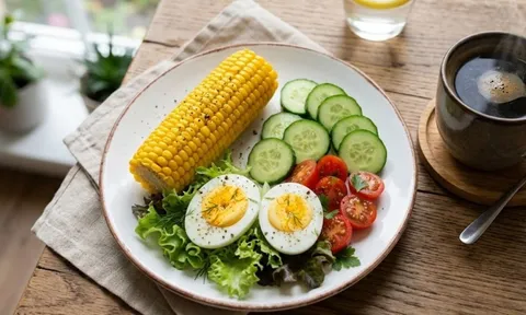 Cách ăn ngô luộc buổi sáng ổn định đường huyết, giúp giảm cân nhanh