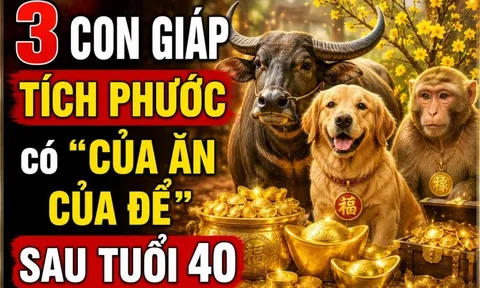 3 con giáp Tích Phước, có "của ăn của để" sau tuổi 40