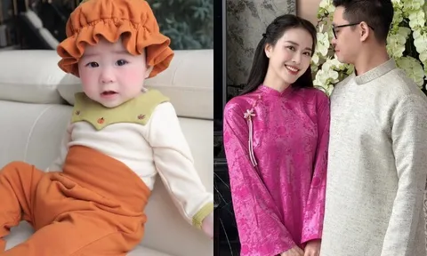 "MC trẻ xinh nhất nhì VTV" khoe con gái như búp bê, ái nữ gần 1 tuổi được khen giống y đúc bố Tiến sĩ