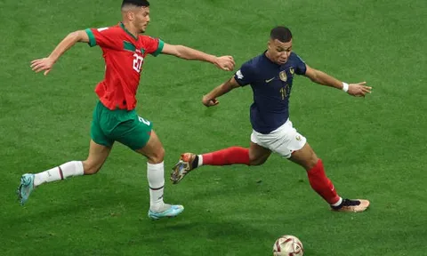 Ván cờ chiến thuật định đoạt cuộc chiến Pháp vs Morocco