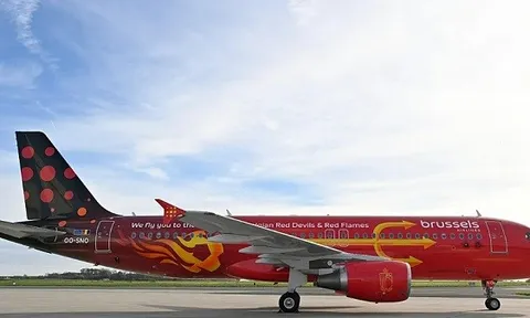 Hãng Brussels Airlines trêu chọc Tây Ban Nha trước đại chiến