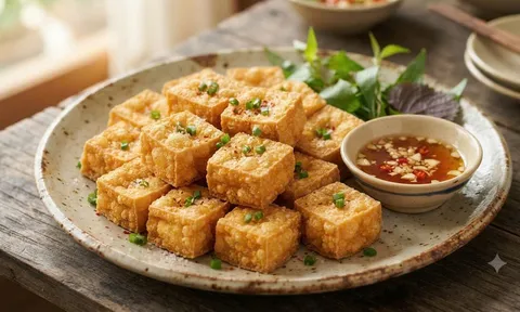 Cách rán đậu giòn tan thơm ngon không cần dùng tới chảo chống dính