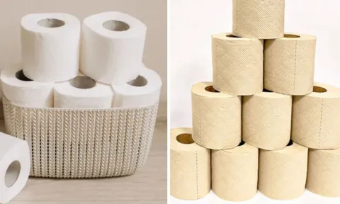 Giấy vệ sinh màu vàng hay màu trắng tốt hơn?