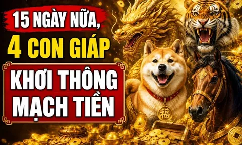 15 ngày nữa, 4 con giáp Khơi Thông Mạch Tiền
