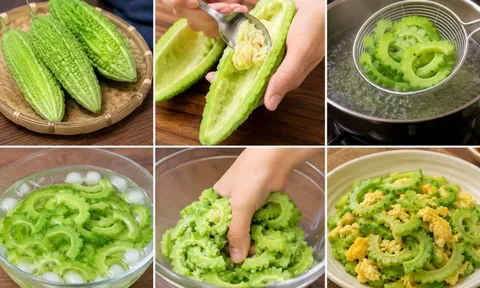 Mẹo để mướp đắng bớt đắng, ăn giòn ngon: Không cần ngâm quá lâu, chỉ cần làm đúng 5 bước