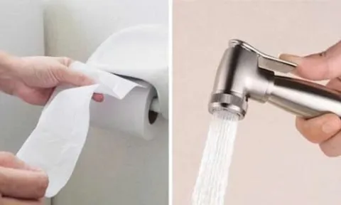 Nên dùng giấy vệ sinh hay vòi xịt? 90% người dùng không biết đáp án chính xác