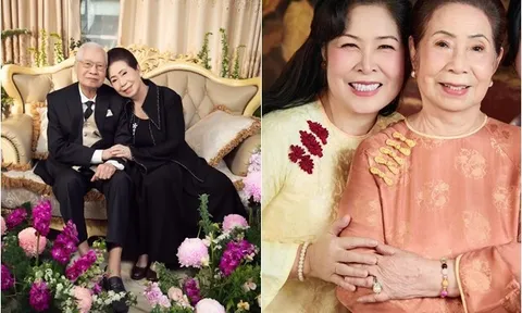 Mẹ ruột NSND Hồng Vân 86 tuổi mà trẻ đẹp như U70, có "đám cưới kim cương" với chồng là Phó Giáo sư - Tiến sĩ