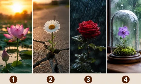 Bạn chọn bông hoa nào? Lựa chọn đầu tiên sẽ tiết lộ bản lĩnh nổi bật nhất của bạn