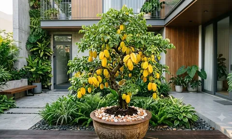 Muốn cây khế sai quả quanh năm, hãy bón thêm thứ thường bị bỏ đi trong bếp