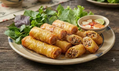 Rán nem đừng vội thả ngay vào chảo dầu sôi: Làm thêm bước này nem rán giòn tan, để lâu không ỉu