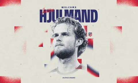 CHÍNH THỨC! Atletico Madrid chiêu mộ thành công Morten Hjulmand