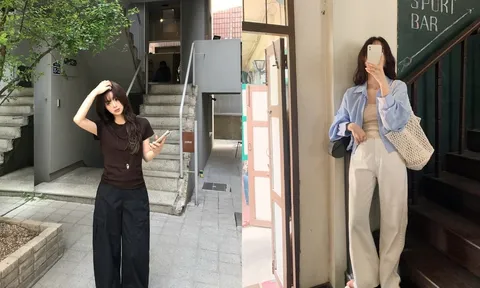 4 mẫu quần ống rộng đáng sắm nhất, mặc đơn giản vẫn ghi điểm với phong cách thanh lịch