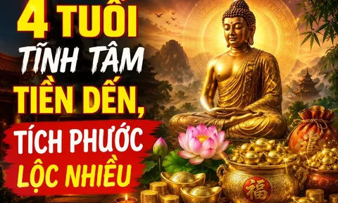 4 tuổi tĩnh tâm Tiền đến, tích phước Lộc nhiều