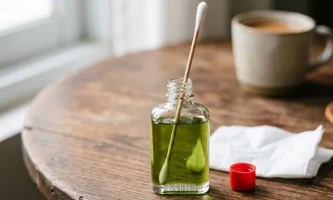 Cắm tăm bông vào lọ dầu gió, nhận ngay lợi ích đặc biệt