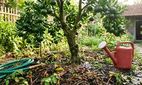 Chỉ một thao tác nhỏ khi tưới nước cũng quyết định cây có sai quả hay không