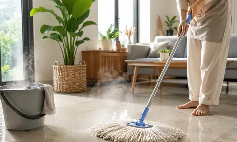 Mưa ẩm kéo dài, lau nhà kiểu này sẽ giúp nền nhà khô thoáng không nhớp nháp