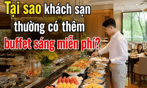 Tại sao khách sạn thường có thêm buffet sáng miễn phí?