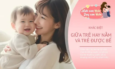 Bác sĩ Nhi: "Có sự khác biệt giữa đứa trẻ sơ sinh tự nằm chơi và thường xuyên được bế, sau 3 tuổi khoảng cách càng lớn"