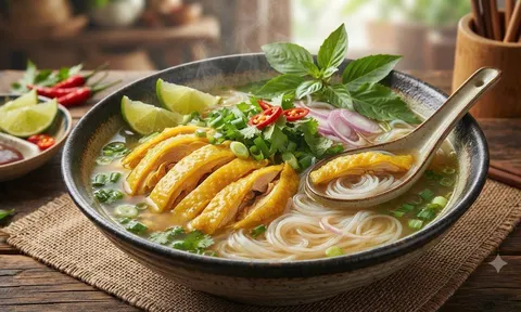 Cách nấu phở gà ngon tại nhà