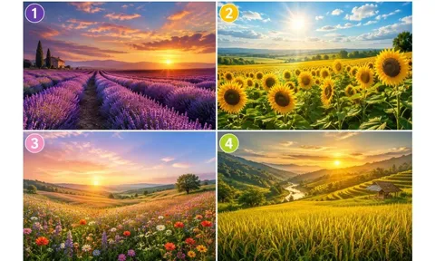 Chọn 1 cánh đồng bạn thích nhất để xem món quà vũ trụ sắp gửi đến bạn là gì