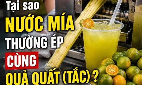 Tại sao nước mía thường ép cùng quả quất (tắc)?