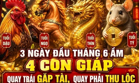 3 ngày đầu tháng 6 Âm, 4 con giáp quay trái gặp Tài, quay phải thu Lộc