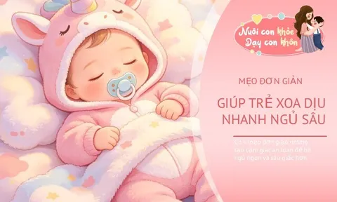 Bé thường xuyên giật mình khi ngủ, 5 mẹo giúp con ngủ sâu giấc, bố mẹ bớt thức đêm