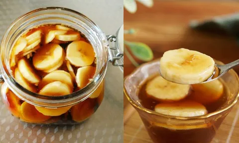 Cách dùng chuối ngâm giấm giảm cân, tiêu mỡ bụng