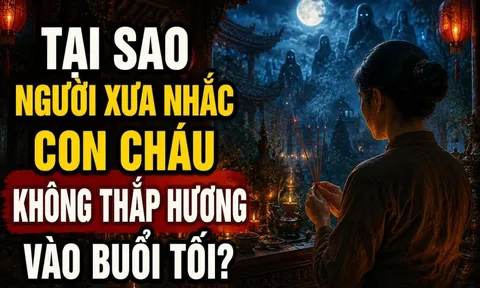 Tại sao người xưa nhắc con cháu không thắp hương vào buổi tối?