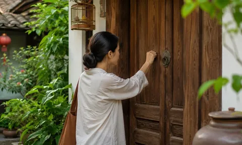 Vì sao người xưa gõ cửa 3 lần trước khi bước vào chính nhà mình sau nhiều ngày vắng mặt?
