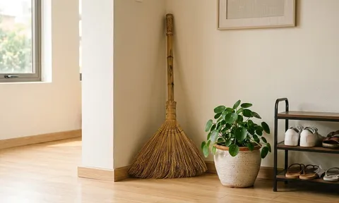 Vì sao người xưa thường để chổi quay đầu vào trong nhà? Ý nghĩa không chỉ là mê tín
