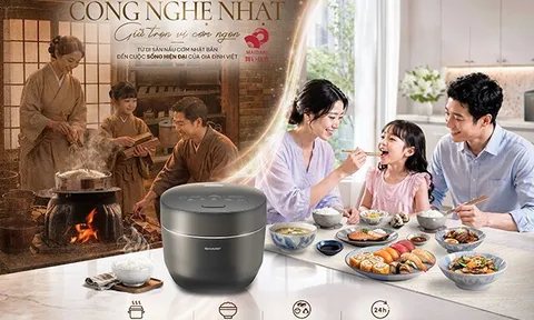 Sharp Maidaki – Tinh hoa nấu cơm chuẩn Nhật cho gia đình Việt