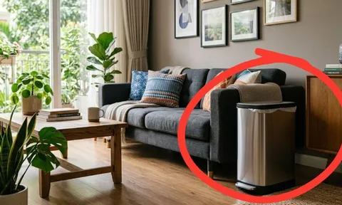 3 vị trí trong nhà tuyệt đối không đặt thùng rác