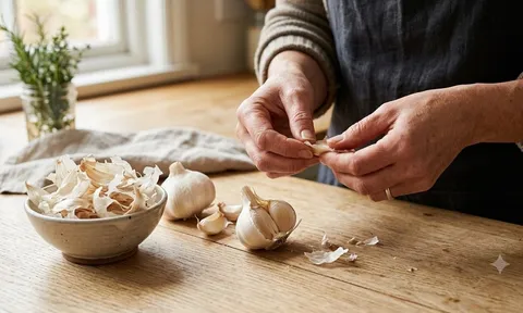 Đừng vội bỏ vỏ tỏi sau khi bóc: Giữ lại sẽ có 3 công dụng hữu ích trong gia đình