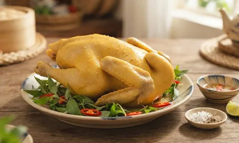 Mẹo luộc gà “không cần nước”: Bí quyết để thịt ngọt lịm, da giòn vàng óng