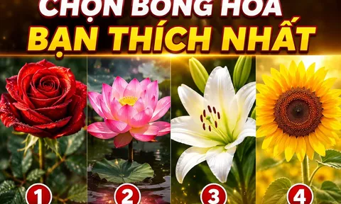 Trắc nghiệm: Chọn bông hoa bạn thích nhất, biết tài lộc tháng này