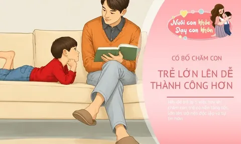 Chồng chăm con, vợ  đừng vội can thiệp, hãy để chồng đảm nhận 3 việc này, con lớn lên tự lập và mạnh mẽ hơn