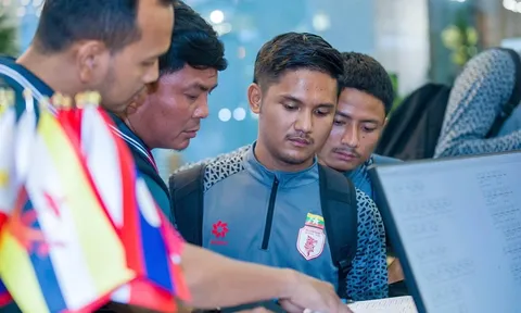 Tuyển Myanmar đổ bộ Thái Nguyên, sẵn sàng đại chiến ĐT Việt Nam