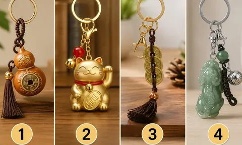 Chọn 1 chiếc móc treo chìa khóa: Bạn có phải người dễ thu hút tiền bạc?