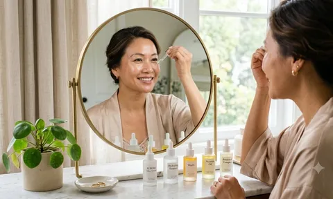 Đừng chỉ dùng serum vitamin C: 4 loại tinh chất phụ nữ sau tuổi 40 nên cân nhắc để làn da căng mịn hơn